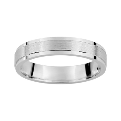 Alianza Fantasía de Plata 925 Rodinada, 4 mm - ARYAG337213