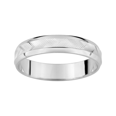 Alianza Fantasía de Plata 925 Rodinada, 4 mm - ARYAG337226