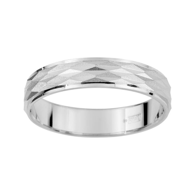 Alianza Fantasía de Plata 925 Rodinada, 4 mm - ARYAG337261