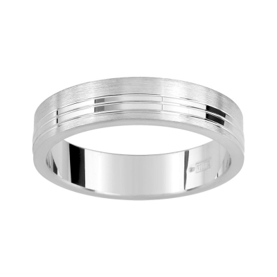 Alianza de plata 5 mm 337274 - ARYAG337274