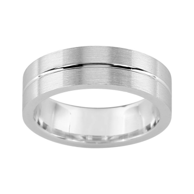 Alianza de Plata 925, 6 mm Confort - ARYAG337280