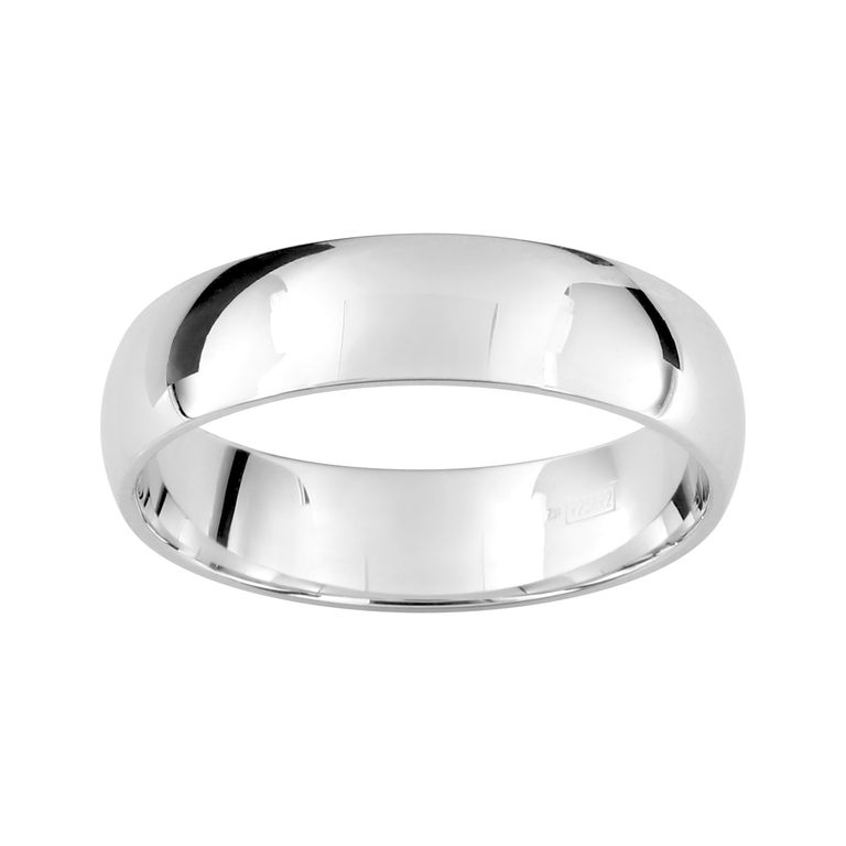 Alianza de Plata 925 Pulida, 5 mm - ARYAG337284