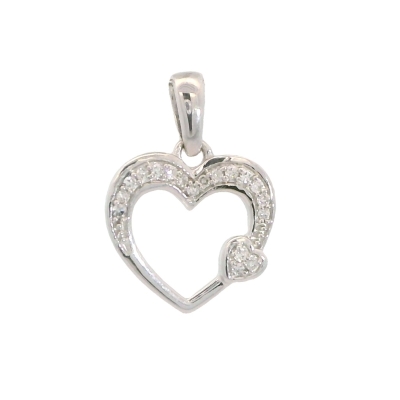 COLGANTE CORAZON 14*10MM 18/0.04 H-SI - RGB4062/0.04