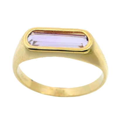 SORTIJA AMATISTA OVAL DE 11x3MM. - RG82