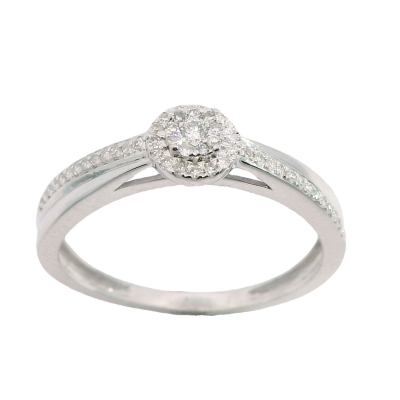 SORTIJA PRINCESA BRILLANTES 1/0.02+9/0.035+16/0.035+26/0.06 H-SI - RGB4072/0.15