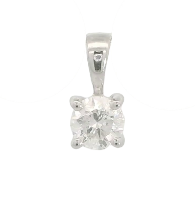 COLGANTE GARRA FUNDICION  4MM.BRILLANTE H-SI 1. 0.20 CT - RGB4122/C/0.20B