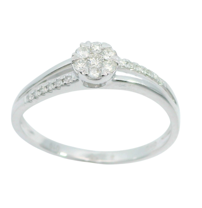 SORTIJA CUAJO BRILLANTES SI1-H .0.17 CT TW. - RGB4190/0.17