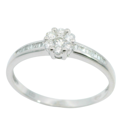 SORTIJA CUAJO BRILLANTES SI1-H .0.26 CT TW. - RGB4189/0.26