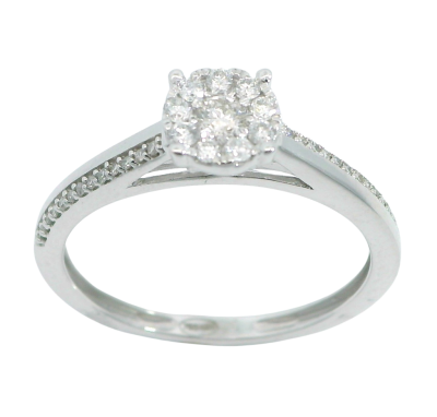 SORTIJA CUAJO BRILLANTES SI1-H .0.26 CT TW. - RGB4191/0.26