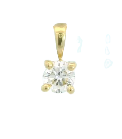 COLGANTE GARRA FUNDICION  3MM.BRILLANTE H-SI 1.  0.12CT - RGB4122/C/0.12