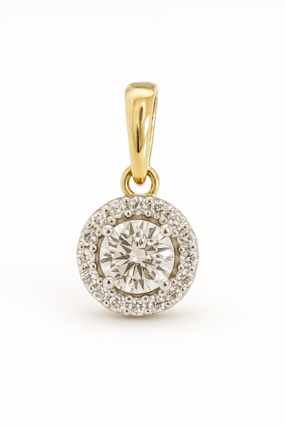 COLGANTE BRILLANTES DI 16 RD SI H 0.06 DI 1 RD SI H 0.08 CT - RGB4202C/0.15