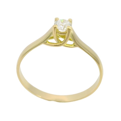 SOLITARIO BRILLANTE  3.50MM VS-H 0.17 CT ORO AMARILLO - RGB4021/17A