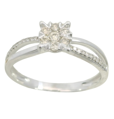 SORTIJA PRINCESA.BRILLANTES.22/0.063+6/0.108+1/0.046.0.22 CT TW.H-SI - RGB4103/0.22