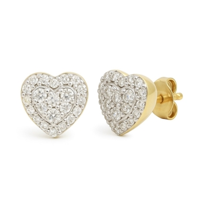 PENDIENTES BRILLANTES Di 36 RD 0.140 DI 2 RD SI H 0.02 CT DI 6 RD SI H 0.05 CT.0.21 CT TW - RGB4193P/0.21