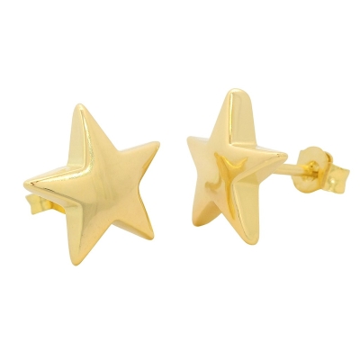 PENDIENTES ESTRELLA 9MM.PRESION. - RG113