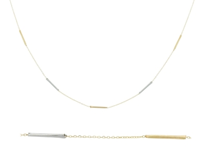 GARGANTILLA TUBOS LISOS BICOLOR - RG00134L