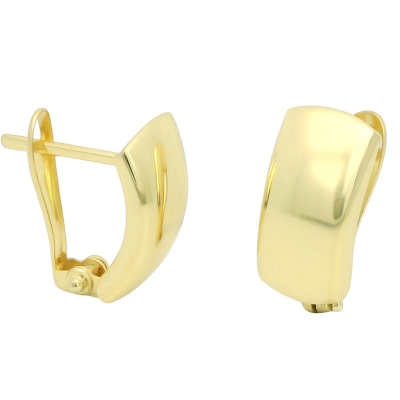 PENDIENTES LISOS CIERRE CATALAN.17x6MM - RG145