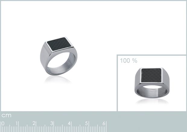 Sello Acero 316. Pvd Plateado y Carbono - 1z13850050