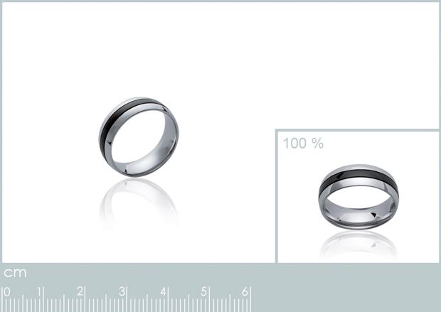 Sello Acero 316. Pvd Plateado y Rutenio - 1z14730054