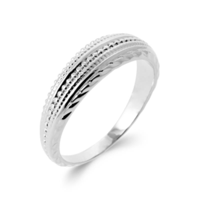 BAGUE ARGENT 925 RHODIE
