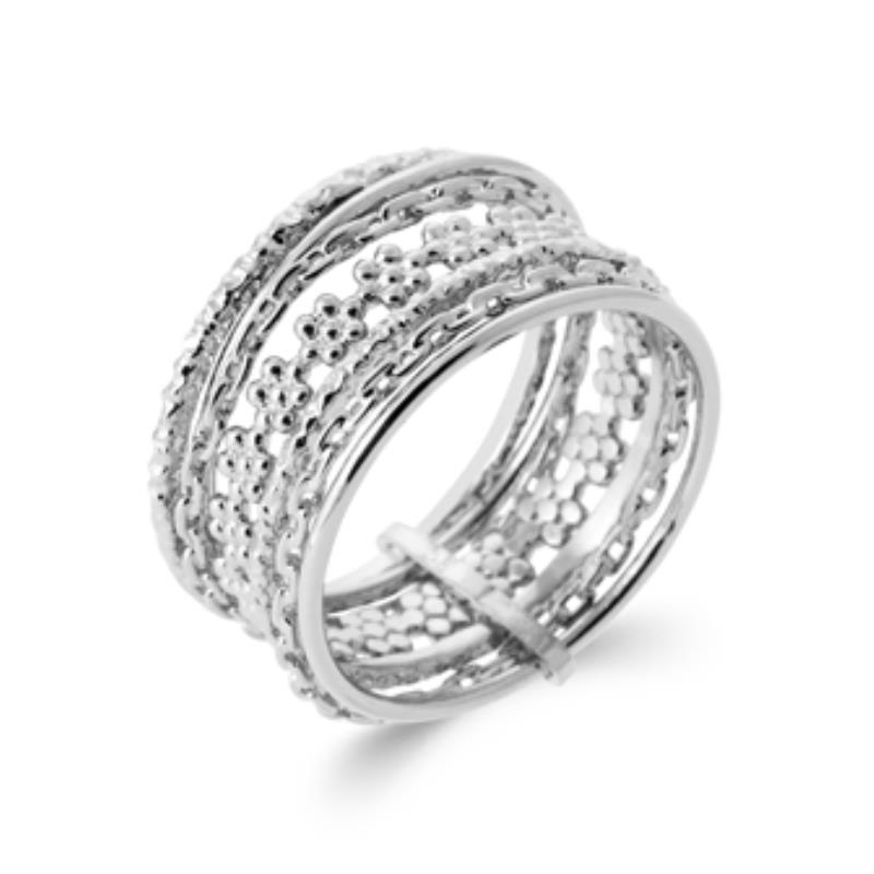 BAGUE ARGENT 925 RHODIE