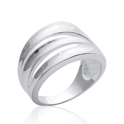 BAGUE ARGENT 925 RHODIE