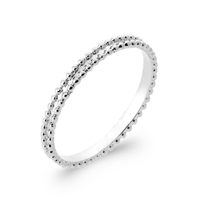 BAGUE ARGENT 925 RHODIE
