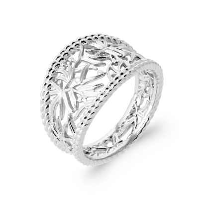 BAGUE ARGENT 925 RHODIE