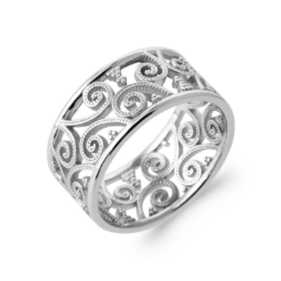 BAGUE ARGENT 925 RHODIE