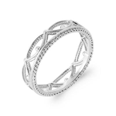 BAGUE ARGENT 925 RHODIE