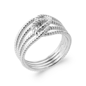 BAGUE ARGENT 925 RHODIE