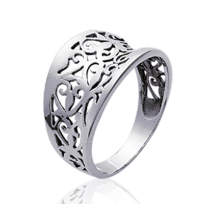 BAGUE ARGENT 925 RHODIE