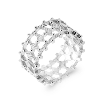 BAGUE ARGENT 925 RHODIE