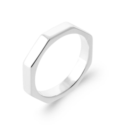 BAGUE ARGENT 925 RHODIE