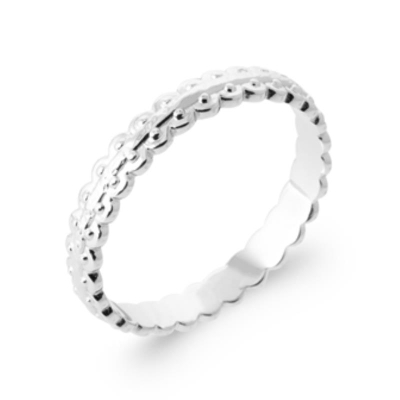 BAGUE ARGENT 925 RHODIE