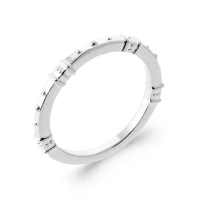 BAGUE ARGENT 925 RHODIE