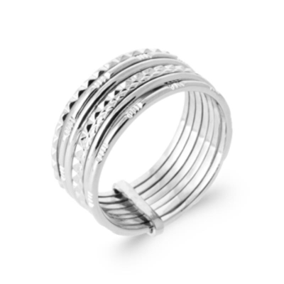 BAGUE ARGENT 925 RHODIE