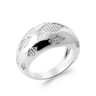BAGUE ARGENT 925 RHODIE