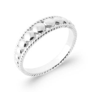 BAGUE ARGENT 925 RHODIE