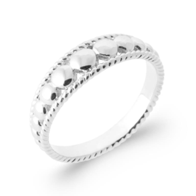 BAGUE ARGENT 925 RHODIE