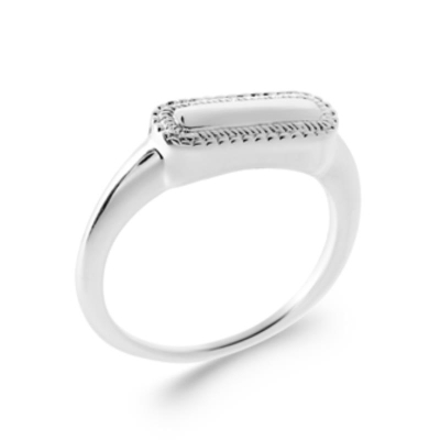 BAGUE ARGENT 925 RHODIE