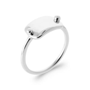 BAGUE ARGENT 925 RHODIE