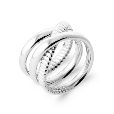 BAGUE ARGENT 925 RHODIE