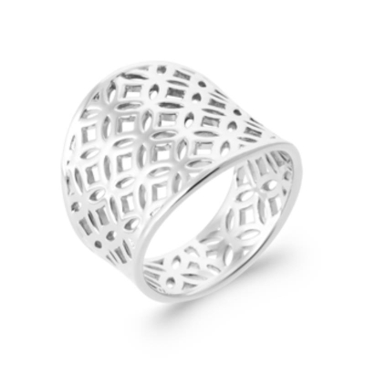 BAGUE ARGENT 925 RHODIE