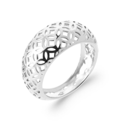 BAGUE ARGENT 925 RHODIE