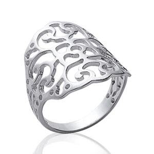 BAGUE ARGENT 925 RHODIE
