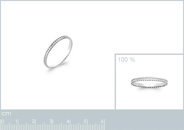 BAGUE ARGENT 925 RHODIE - 7z92560050