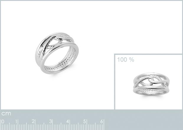 BAGUE ARGENT 925 RHODIE - 7z92730052