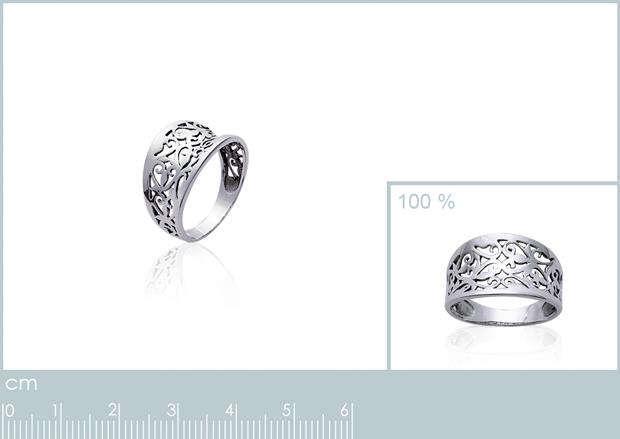 BAGUE ARGENT 925 RHODIE - 7z081401350