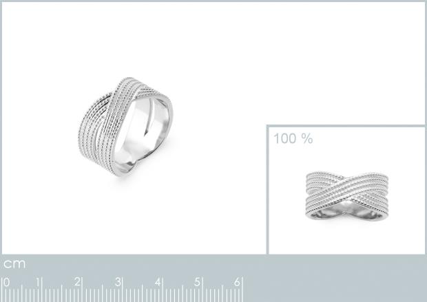 BAGUE ARGENT 925 RHODIE - 7z93870050